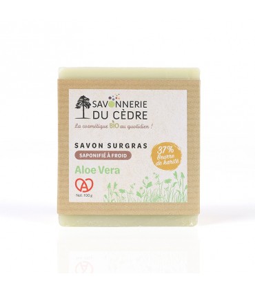 Savon Naturel et Artisanal - Aloe vera 100g - Savonnerie du Cèdre